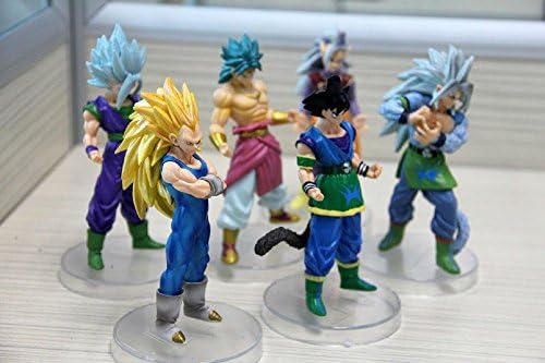 Mingmall 5" Lot AF Dragonball Dragon Ball Z Lot Action Figure GOKU SAIYAN Set of 6pcs