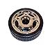 Desktop Tire & Rim Pen Holder with Free Standing Nickel Plated Black Ink Pen (Blue Ink).