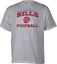Buffalo Bills -Grey- Stacked Helmet T-Shirt