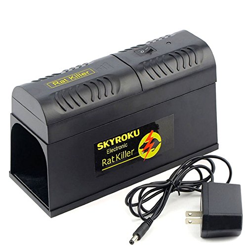 SKYROKU Electronic Mouse Trap Rat Killer for Outdoor and Indoor Pest Control (Black) SKYROKU Electronic Mouse Trap Rat Killer for Outdoor and Indoor Pest Control (Black)