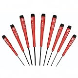Wiha 65090 Proturn Precision Slotted and Phillips Screwdriver Set, 9 Piece [並行輸入品]
