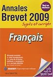 Français Brevet : Sujets et corrigés