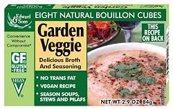 Edward & Sons Garden Veggie Bouillon Cubes, 2.9-Ounce Boxes (Pack of 12)