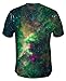 Yizzam's Men's NewWorldco- Space Galaxy Cepheus Star Clouds -Tagless-Shirt