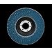 3M Flap Disc 566A, T27 Giant, Threaded Attachment, Alumina Zirconia, 4-1/2" Diameter, 40 Grit (Pack of 1)