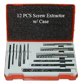 12 PCS Rigid Screw Bolt Extractor 3 8 HSS Drill Bit by Generic
