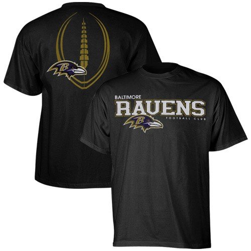 Reebok Baltimore Ravens Black Ballistic T-shirt (XX-Large)