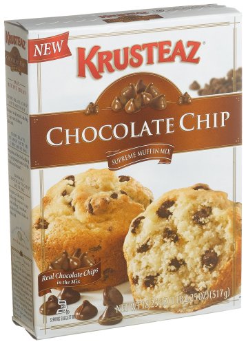 Krusteaz Chocolate Chip Supreme Muffin Mix, 18.25-Ounce Boxes (Pack of 12) by Krusteaz