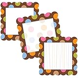 Creative Teaching Press Dots on Chocolate Cards 6" Designer Cut-Outs (1798)