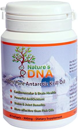 Krill Oil - 100% Pure Patented Antarctic NKO Krill Oil - More Potent Than Fish Oil