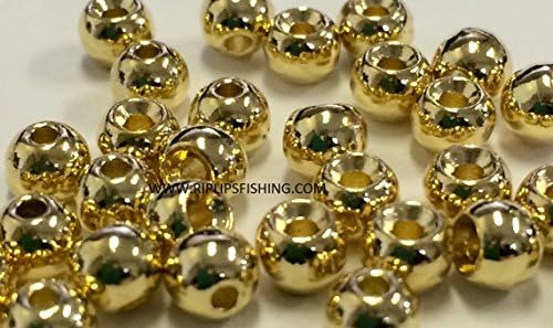 TUNGSTEN FLY TYING BEADS GOLD 2.5 MM 3/32