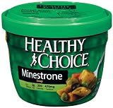 Review Healthy Choice  / Healthy Choice Soup Ministrone, 14-Ounce Microwave Bowls (Pack of 12)
