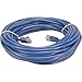 QVS CC715-100BL 100 ft. CAT6 Gigabit Flexible Molded Blue Patch Cord