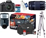 Canon Digital Rebel XSi With Canon 18-55mm and 75-300mm Lens Plus Canon 430EX Speedlite Flash Plus Transcend 8GB Memory Card Plus Card Reader Plus Canon 58mm UV Filter + Canon LP-E5 Li-ion Battery + Samsonite Digital Camera Gadget Bag W/ Samsonite 1100 Tripod