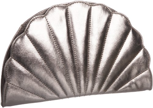 French Connection Women’s Fanfair Clutch Pewter Metallic