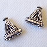 51hr1JIJEWL. SL160  India Sterling Silver 3 strand connector