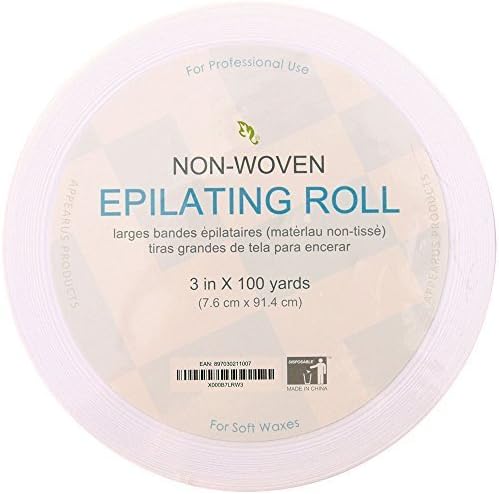 JMT Beauty Non-woven Waxing Roll Strips 3" x 100 Yard by JMT Group