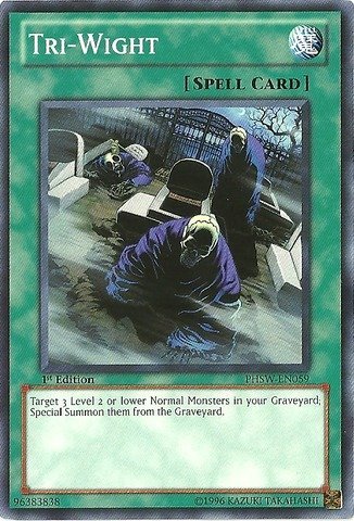 Yu-Gi-Oh! - Tri-Wight (PHSW-EN059) - Photon Shockwave - 1st Edition - Common