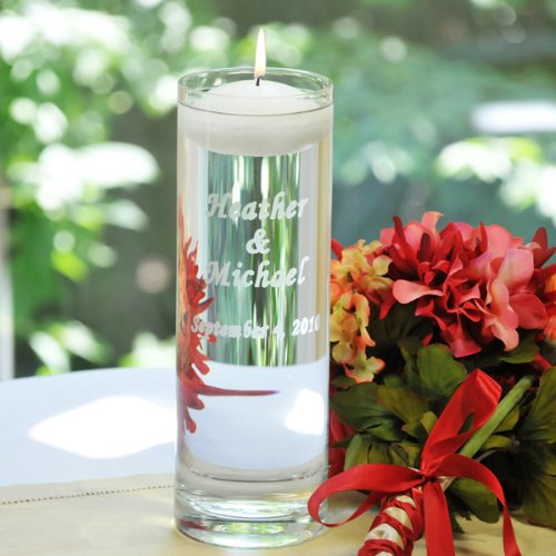willow tree stores:Personalized Floating Unity Candles