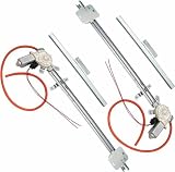 AutoLoc 10271 2-Door U-Wire Driver/Passenger Flat Power Window Kit