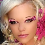 Bella Blush Xotic Eyes Pink Eye Glitter Jewels Professional Eye Make Up