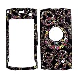 Premium – Sony Ericsson Vivaz U51 – Peace Signs on Black Rubberized Design – Faceplate – Case – Snap On – Perfect Fit Guaranteed