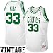 Boston Celtics Jersey : Mitchell & Ness Boston Celtics #33 Larry Bird 1992 White Authentic Hardwood