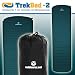 Outdoorer Trek Bed 2, ultraleicht, 5cm selbstaufblasbare Isomatte, kleines Packma�
