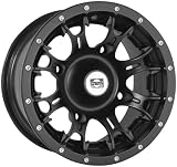 Douglas Wheel Diablo Wheel - 12x7 - 2+5 Offset - Black 991-35B