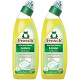 Frosch Lemon Toilet Bowl Cleaner, 750 ml (Pack of 2)