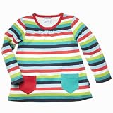 POLARN O. PYRET BRIGHT STRIPE POCKET TUNIC (BABY)