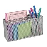 Design Ideas Mesh Magnet Organizer, Silver