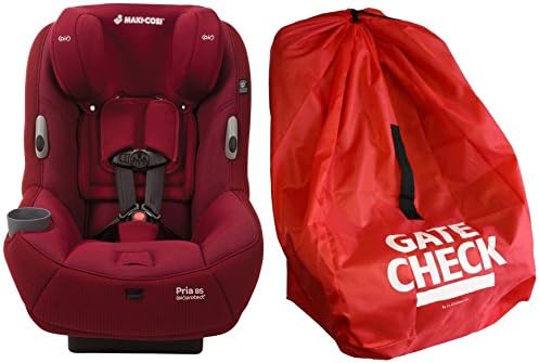 Pria 85 Special Edition Ribble Convertible Car Seat with Gate Check Travel Bag, New Delhi Red