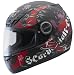 Scorpion EXO-400 Scar Matte Black and Red Large St...