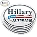 Vipergraphics Hillary for Prison 2016 Bumper Sticker Anti Hillary Clinton (5 Pack)