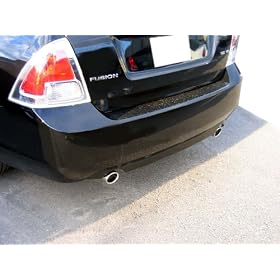 Two Stainless steel exhaust tips w/ mirror polish finish – Ford Fusion 2006-2009
