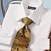 Trim Fit White-on-White Satin Stripe Dress Shirt