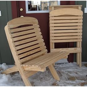 Phat Tommy Amish Crafted Southern Pine Deck Chair