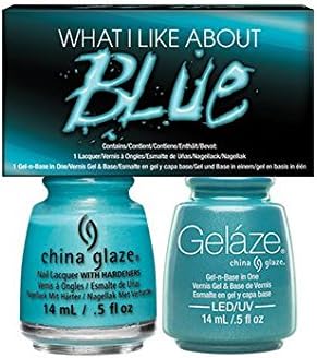 CHINA GLAZE GELAZE & POLISH 2PC SET - What I Like About Blue