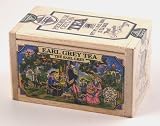 Earl Grey Blend Ceylon Black Tea, 25 Bags in Decorative Wood Crate