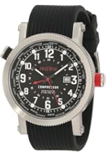 red line Men's RL-18003-01 Compressor Stainless Steel Watch with Black Band