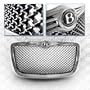 05-Up CHRYSLER 300 300C Mesh Front Grille Titanium Gunmetal Bentley Style