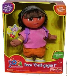 Fisher Price Dora C'est Gagne( We Did It) Dancing Dora French Version