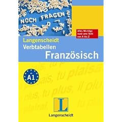 Langenscheidt Verbtabellen Franz�sisch
