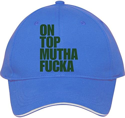 Male/female On Top Blue Baseball Cap Hat Adjustable Snapback Cotton