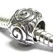 Sterling Silver Rose Flower Leaf Bead Charm For Pandora Troll Biagi Chamilia