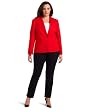 Calvin Klein Womens Plus-Size 1 Button Colored Jacket