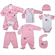 Hudson Baby 6-pc. Layette Set - Butterfly Garden
