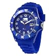 Arctic - Bleu H - Montre Homme - Quartz Analogique - Cadran Bleu - Bracelet Silicone Bleu