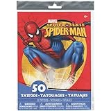 Spider-Man Temporary Tattoos - 50 Tattoos per Package!